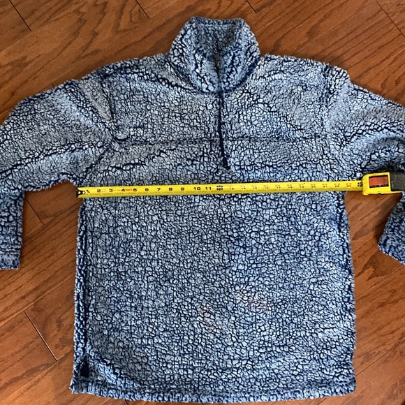 Boxercraft SHERPA QUARTER-ZIP PULLOVER blue - size large - Picture 8 of 10